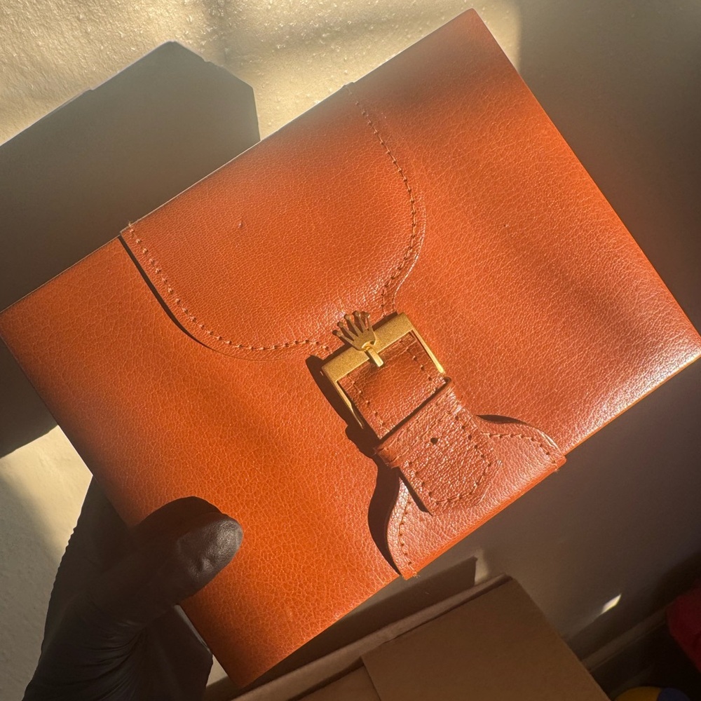 Vintage Rolex Leather Watch Box